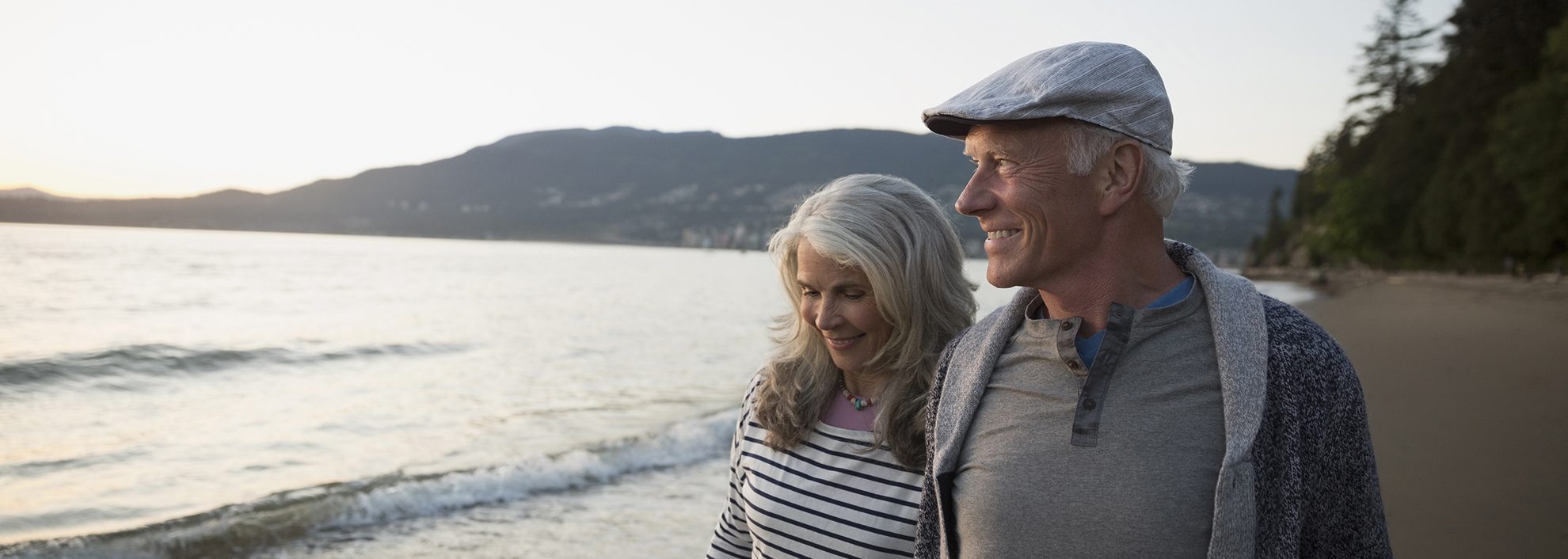 Senior Couple on Beach